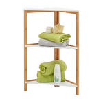 BADEZIMMERREGAL 38/80/38 cm  - Naturfarben/Weiß, KONVENTIONELL, Holz/Holzwerkstoff (38/80/38cm) - Xora