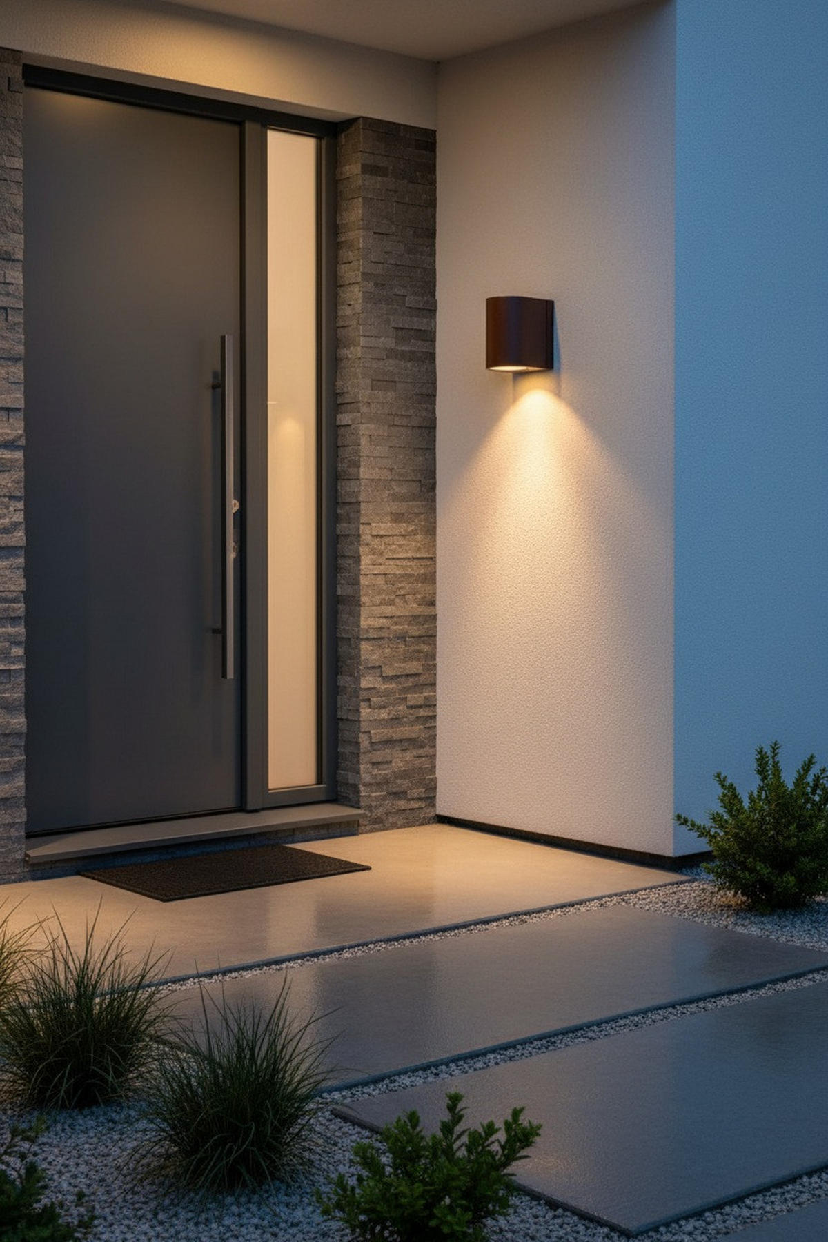 AUßENWANDLEUCHTE Alor 7/10/9 cm  - Braun, Basics, Kunststoff/Metall (7/10/9cm) - Markslöjd