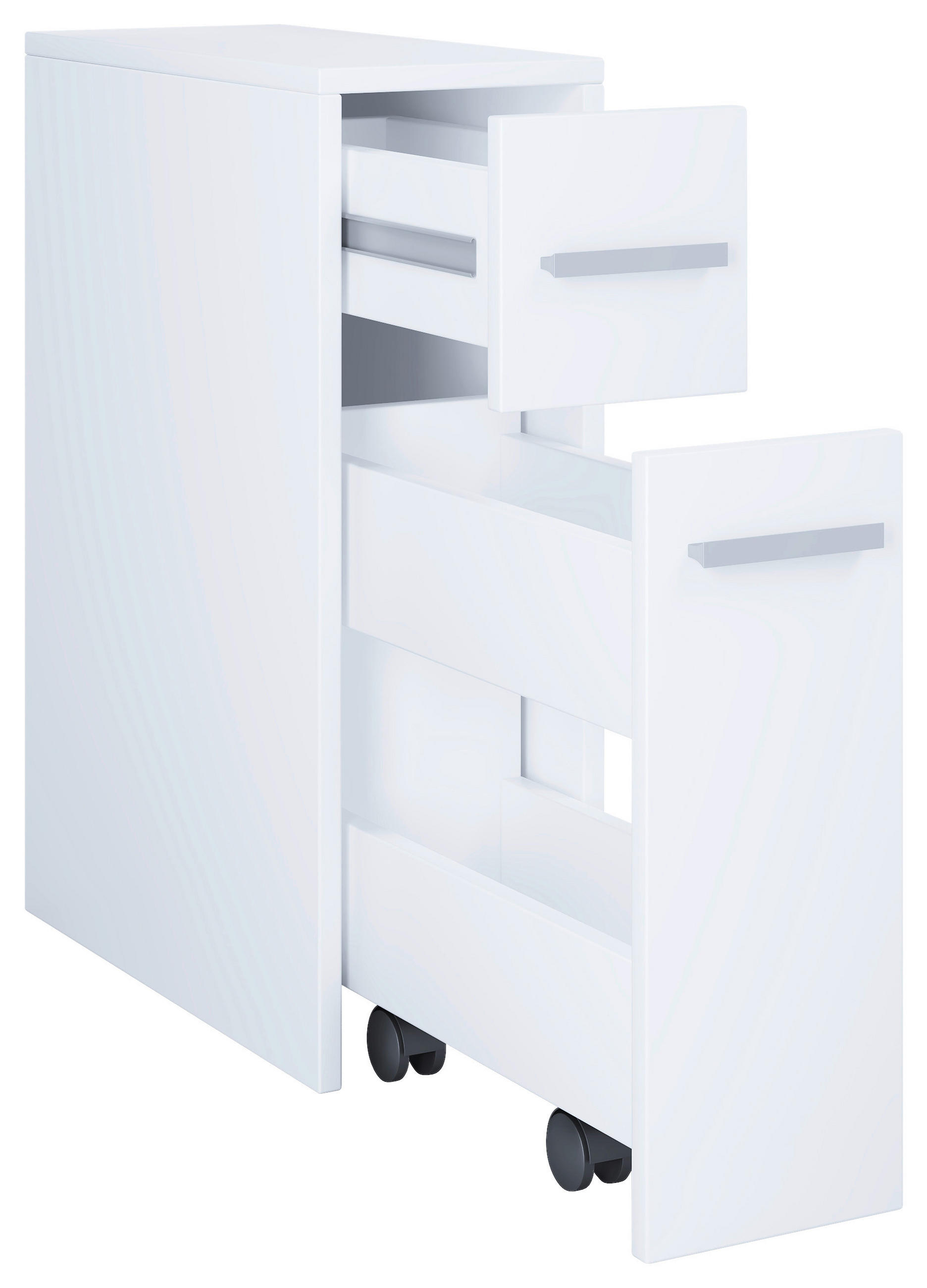 UNTERSCHRANK 19,9/61,4/45 cm   - Weiß/Grau, MODERN, Holzwerkstoff/Kunststoff (19,9/61,4/45cm) - MID.YOU