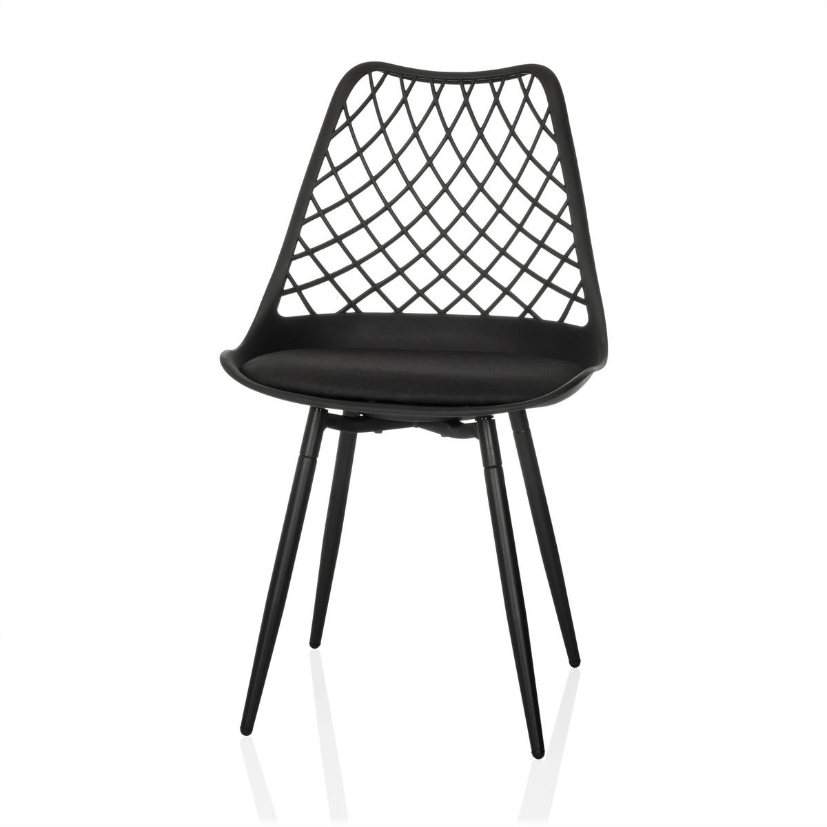 ZAHRADNÍ ŽIDLE, plast - černá, Moderní, kov/plast (48/83/57cm) - MID.YOU
