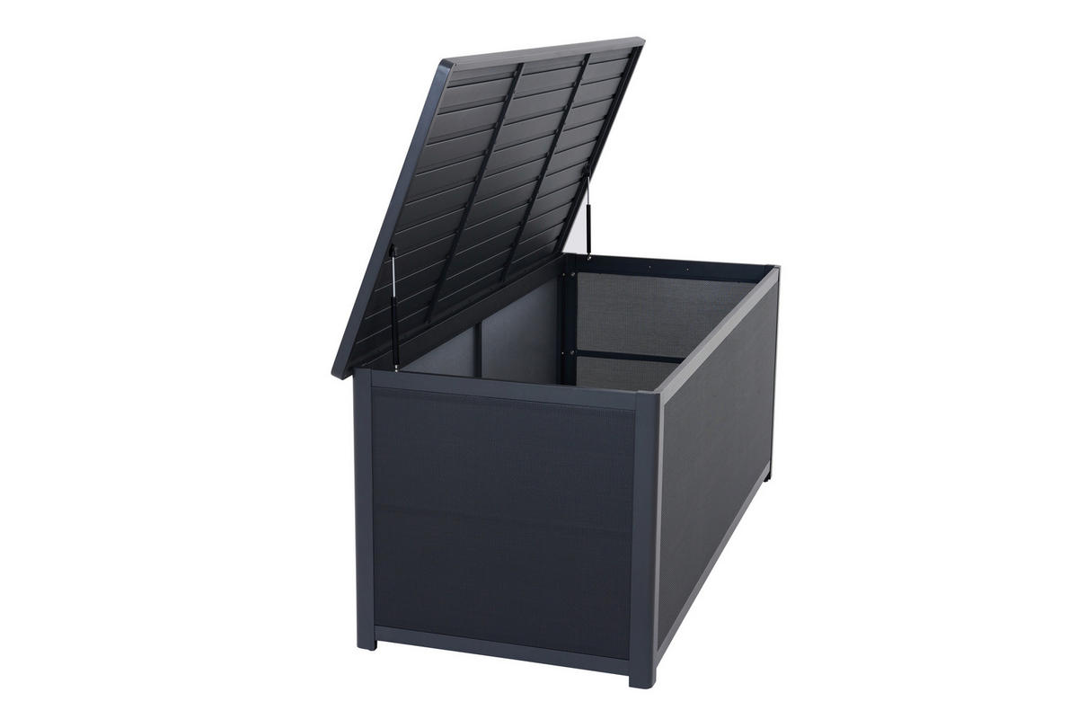  KISSENBOX 79,3/75/181 cm Metall, Kunststoff Anthrazit  - Anthrazit, Basics, Kunststoff/Metall (79,3/75/181cm) - Siena Garden