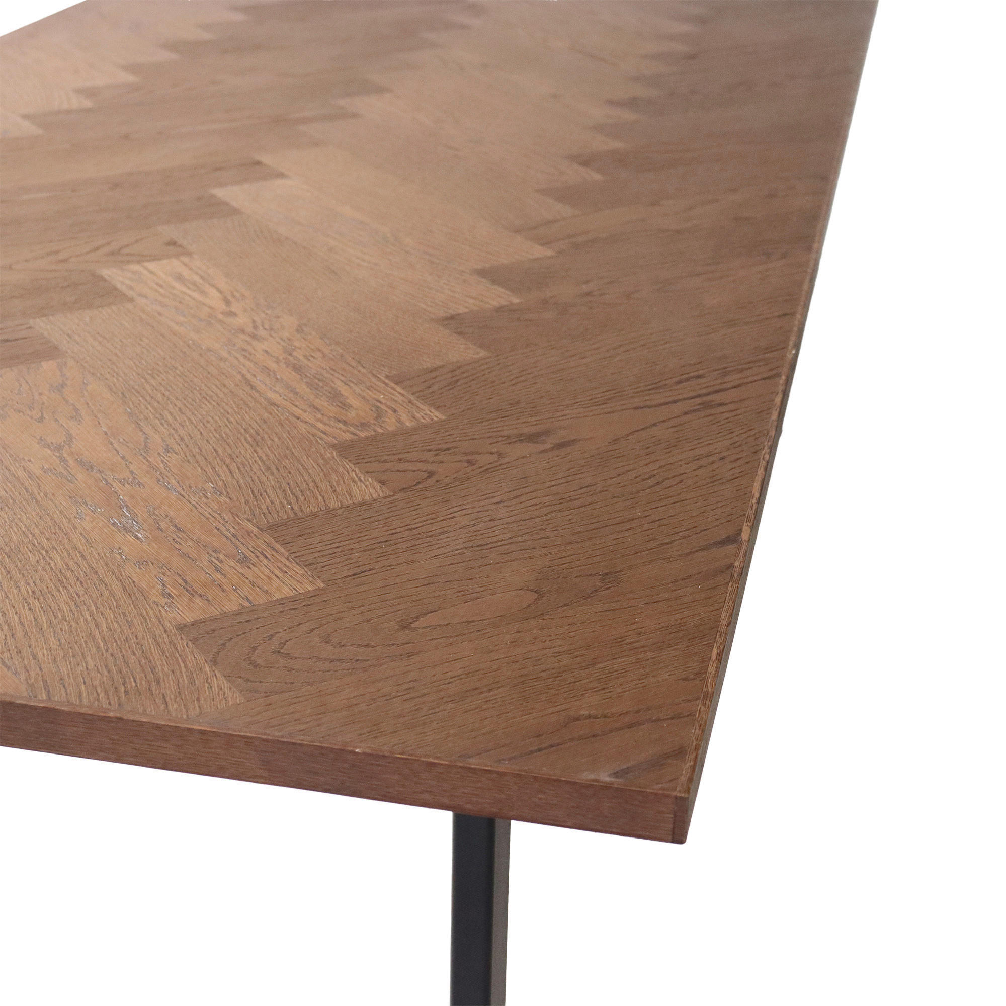MATBORD i trä 240/95/74 cm   - svart/mörkbrun, Modern, metall/trä (240/95/74cm) - Niels Andersson