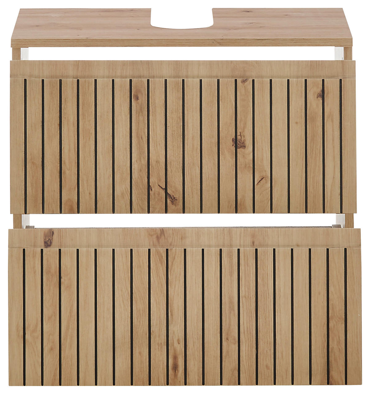 WASCHBECKENUNTERSCHRANK 60/57/36 cm  - Schwarz/Eiche Artisan, MODERN, Holzwerkstoff/Kunststoff (60/57/36cm) - MID.YOU