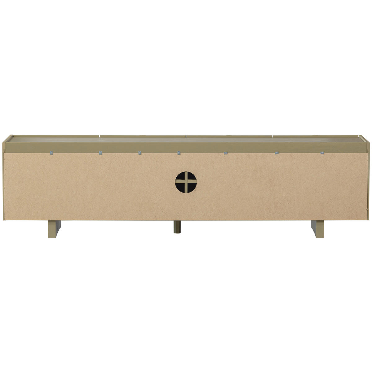 LOWBOARD 200/53/46 cm  - Grün, Design, Holz (200/53/46cm) - Livetastic