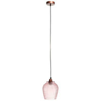 HÄNGELEUCHTE 18/18/27 cm  - Rosa, Basics, Glas (18/18/27cm) - Kayoom