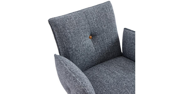 ARMLEHNSTUHL in Webstoff - Eichefarben/Grau, Design, Holz/Textil (63/63/82cm) - Novel