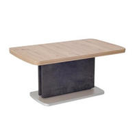 COUCHTISCH in Holzwerkstoff 110/63/53 cm  - Eichefarben/Anthrazit, Konventionell, Holzwerkstoff (110/63/53cm) - Venda