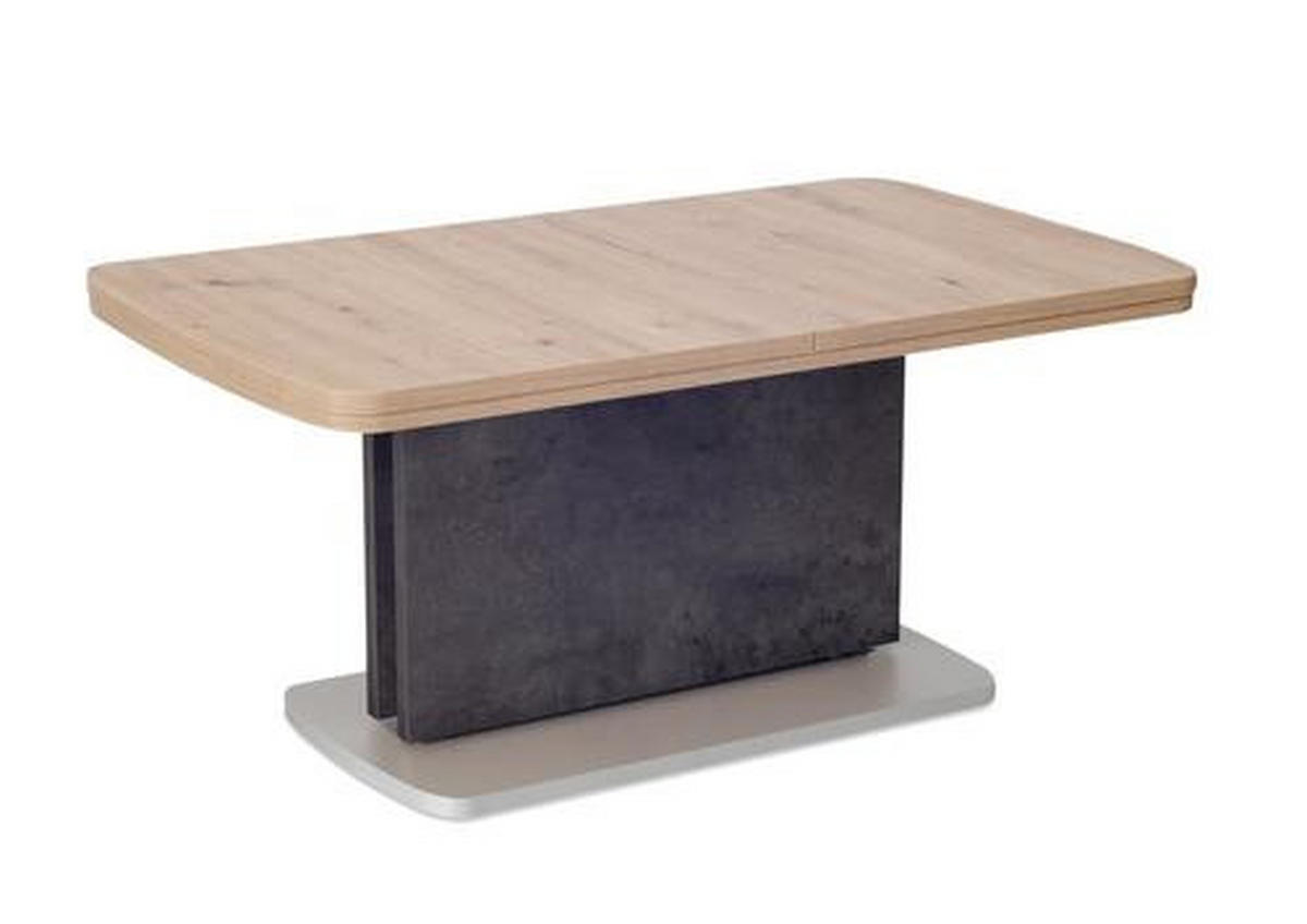 COUCHTISCH in Holzwerkstoff 110/63/53 cm  - Eichefarben/Anthrazit, Konventionell, Holzwerkstoff (110/63/53cm) - Venda