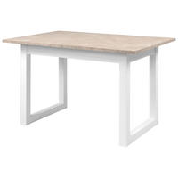 ESSTISCH in Holzwerkstoff 120/80/75 cm  - Sandfarben/Weiss, Basics, Holzwerkstoff (120/80/75cm) - MID.YOU