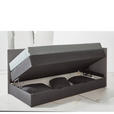 BOXSPRINGBETT 100/200 cm  in Hellgrau, Dunkelgrau  - Dunkelgrau/Hellgrau, KONVENTIONELL, Holz/Holzwerkstoff (100/200cm) - Xora