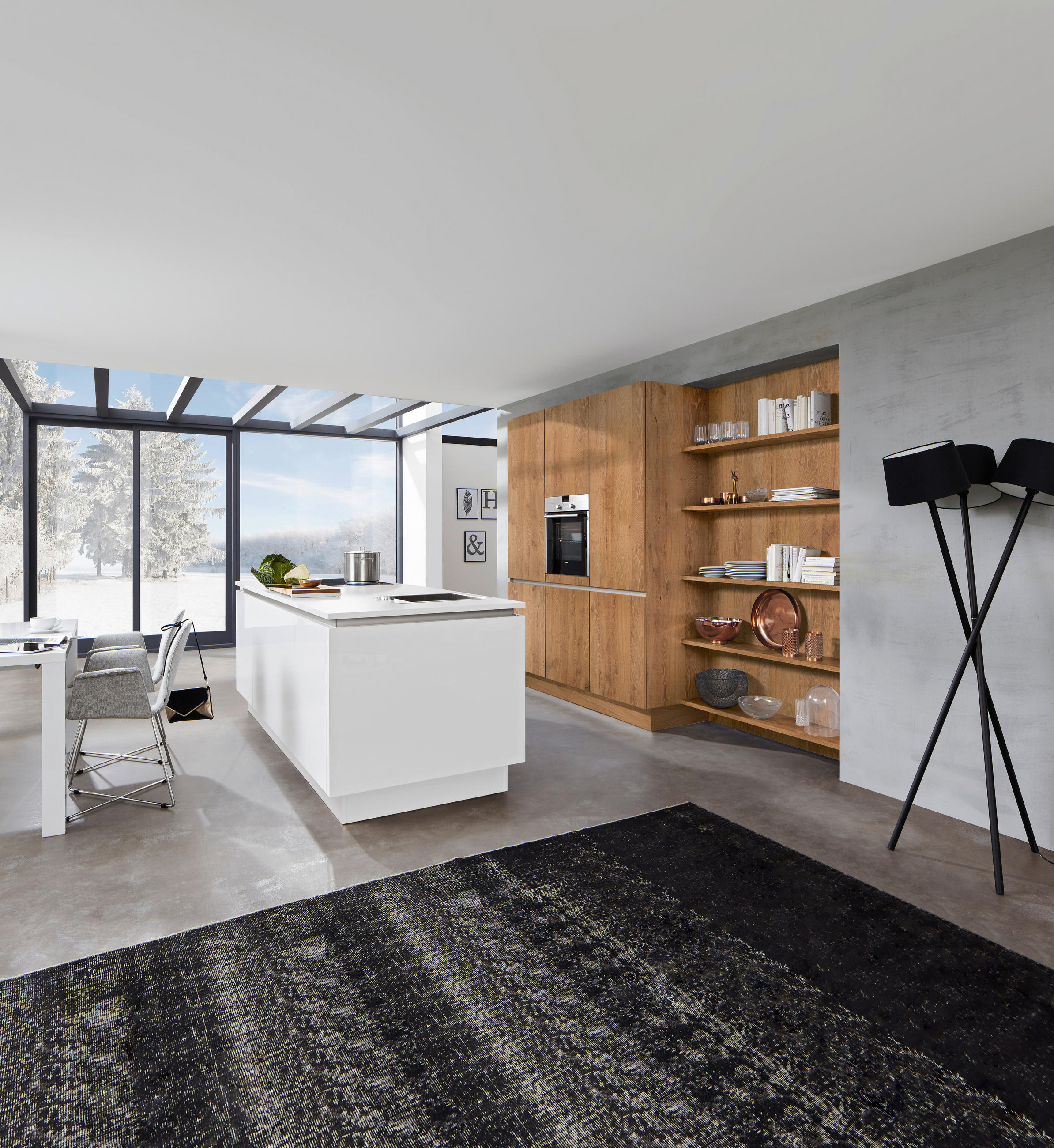 VGRADNA KUHINJA - Design, leseni material - Dieter Knoll