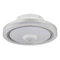 VENTILATOR STROPNI  prozirno, opalna, bijela    SHELLY  - bijela/prozirno, Design, metal/plastika (50/21cm) - Globo