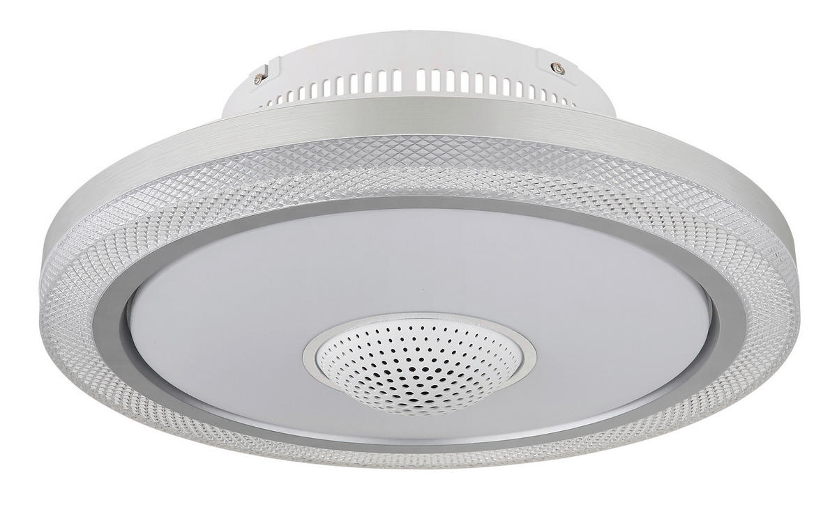 VENTILATOR STROPNI  prozirno, opalna, bijela    SHELLY  - bijela/prozirno, Design, metal/plastika (50/21cm) - Globo