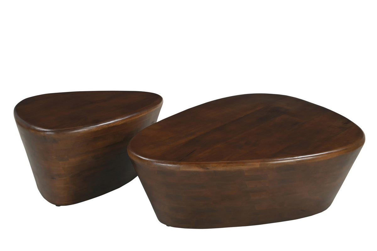 BEISTELLTISCH in Holz 70/53/36 cm  - Braun, Design, Holz (70/53/36cm) - MID.YOU