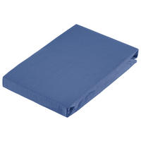 SPANNBETTTUCH Jersey  - Dunkelblau, Textil (160/220/30cm) - Dieter Knoll