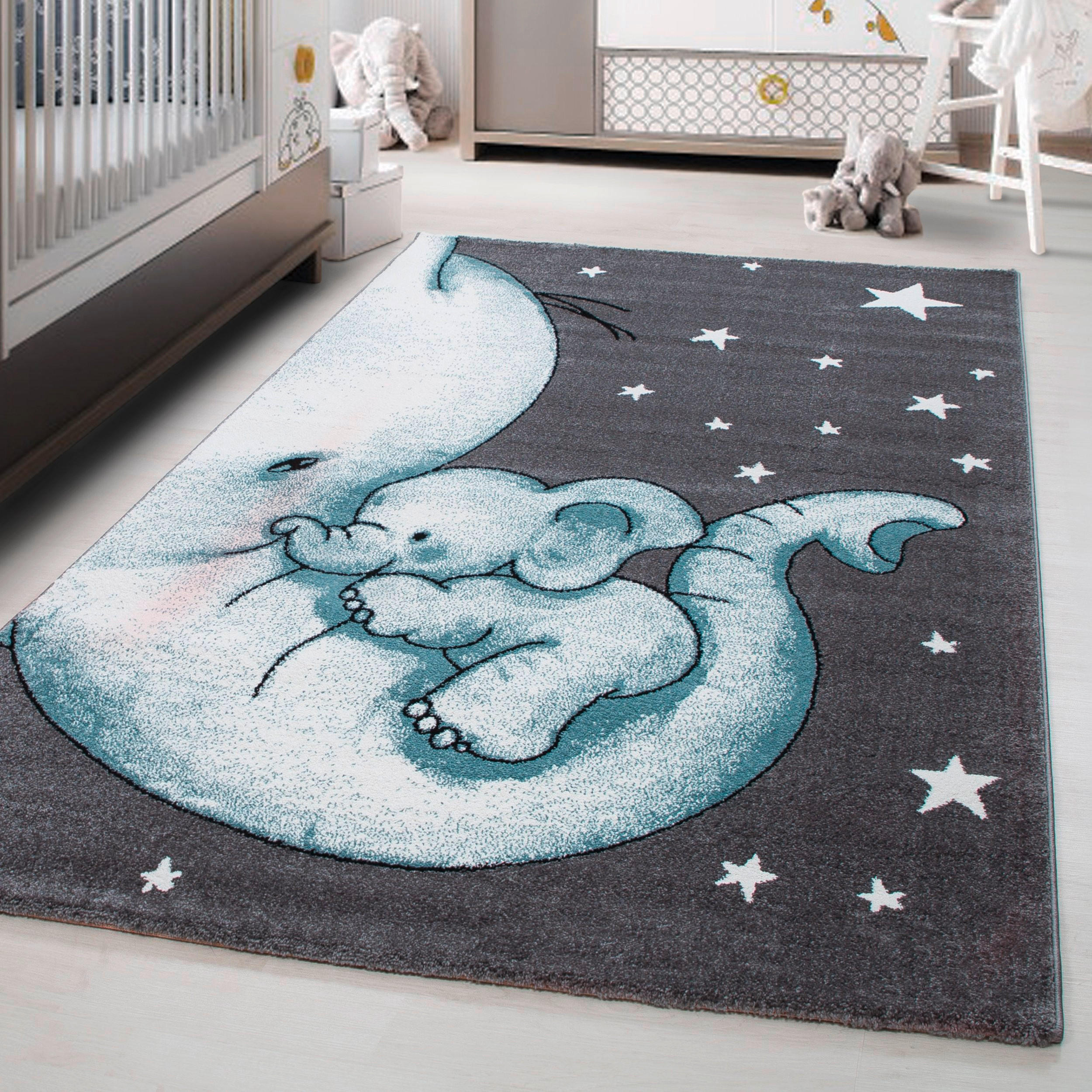 KINDERTEPPICH 120/170 cm Kids 560  - Blau/Weiß, Trend, Textil (120/170cm) - Ben'n'jen