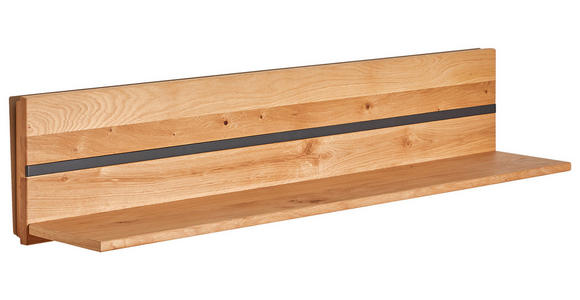 WANDBOARD Amaya Amaya  120/25/23 cm  - Eichefarben/Graphitfarben, Natur, Holz (120/25/23cm) - Linea Natura