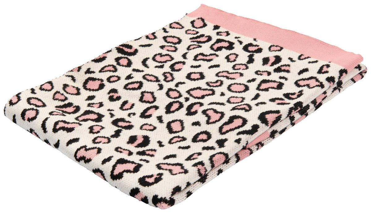 SCHMUSEDECKE  80/100 cm  - Elfenbein/Schwarz, Trend, Textil (80/100cm) - Patinio