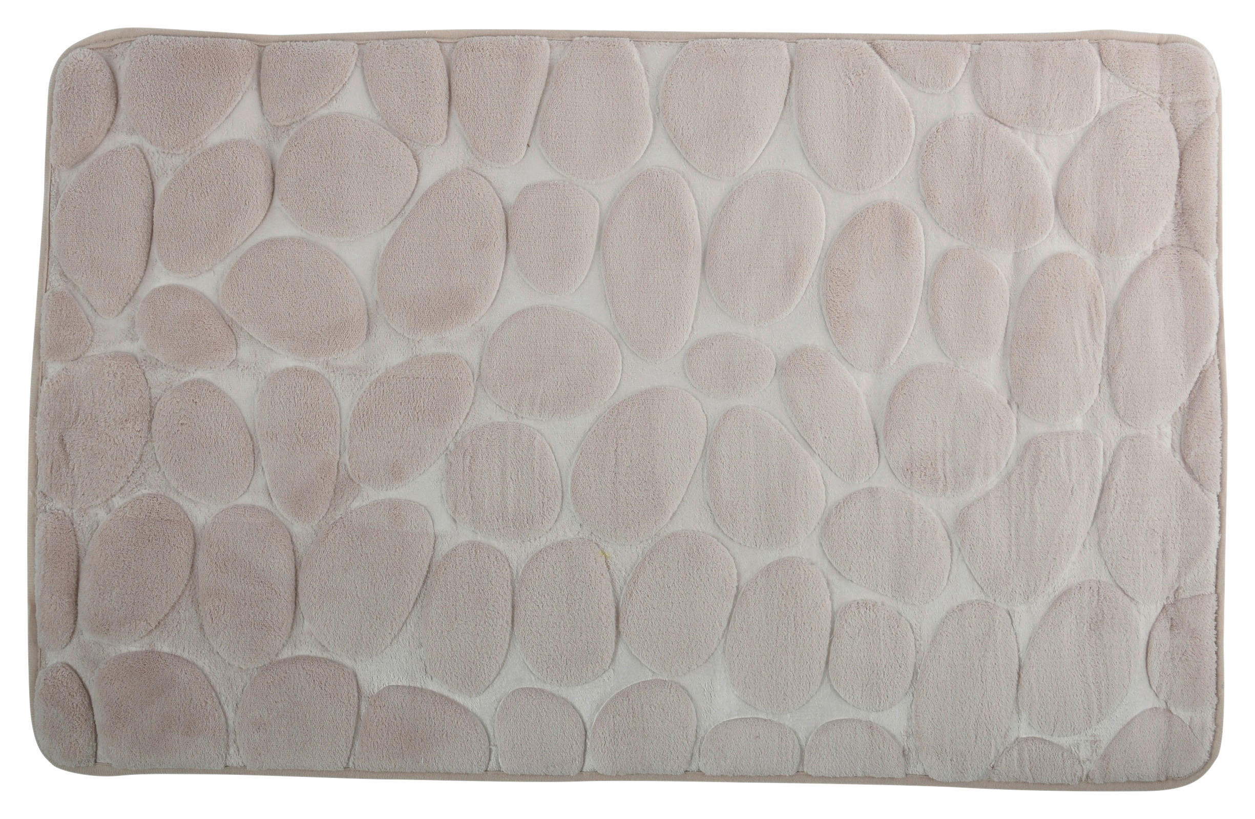 BADTEPPICH Beige 50/80 cm  - Beige, KONVENTIONELL (50/80cm) - Spirella