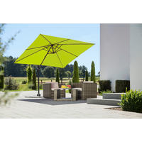 AMPELSCHIRM   - Anthrazit/Grün, Basics, Textil/Metall (338/239/270cm) - Schneider