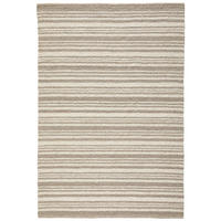 HANDWEBTEPPICH Wohnzimmer 130/190 cm Grauweiß rechteckig  - Grauweiß, Natur, Textil (130/190cm) - Linea Natura