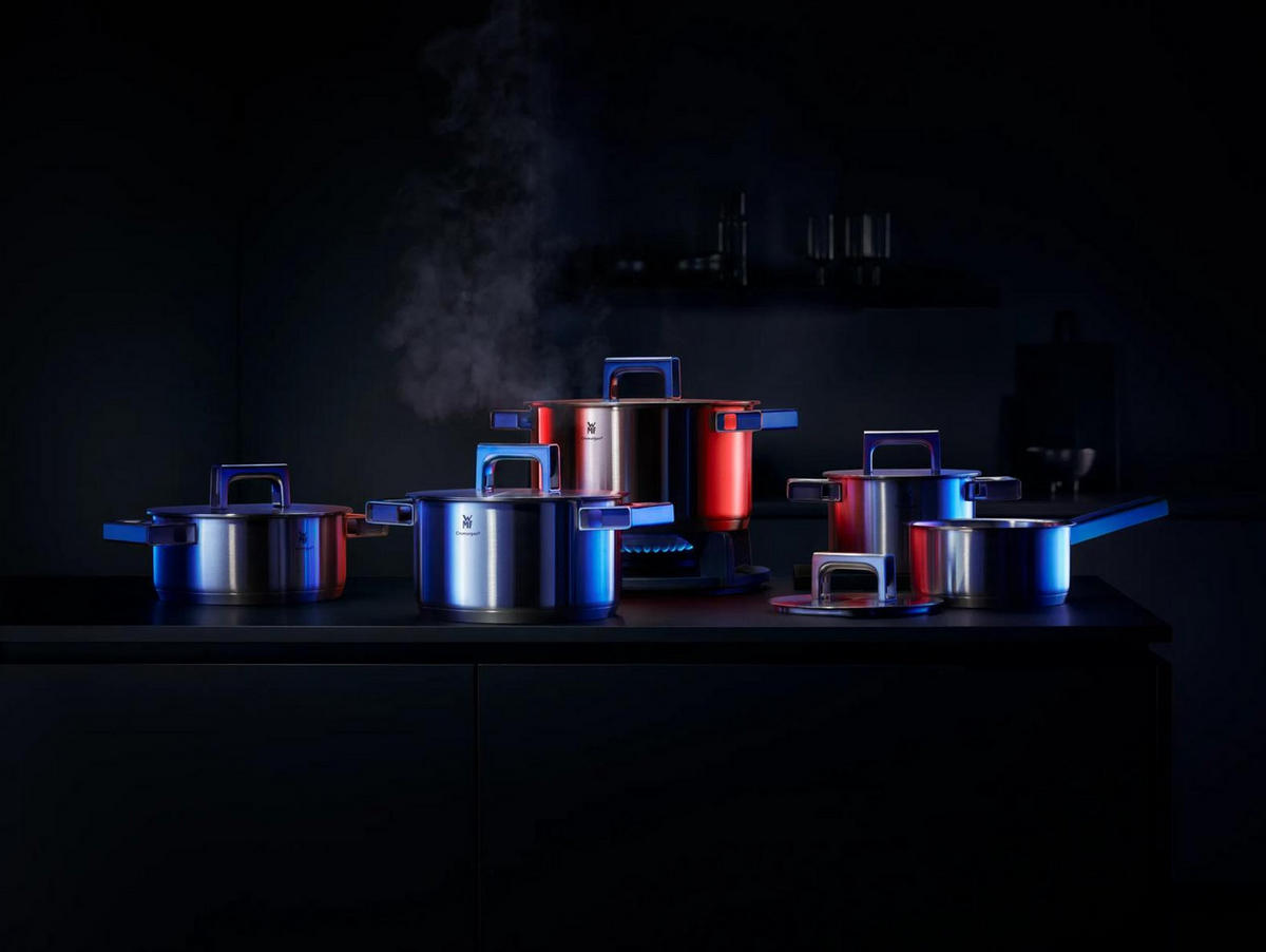 KOCHTOPFSET Ultimate Cool 5-teilig  - Edelstahlfarben, Basics, Metall - WMF
