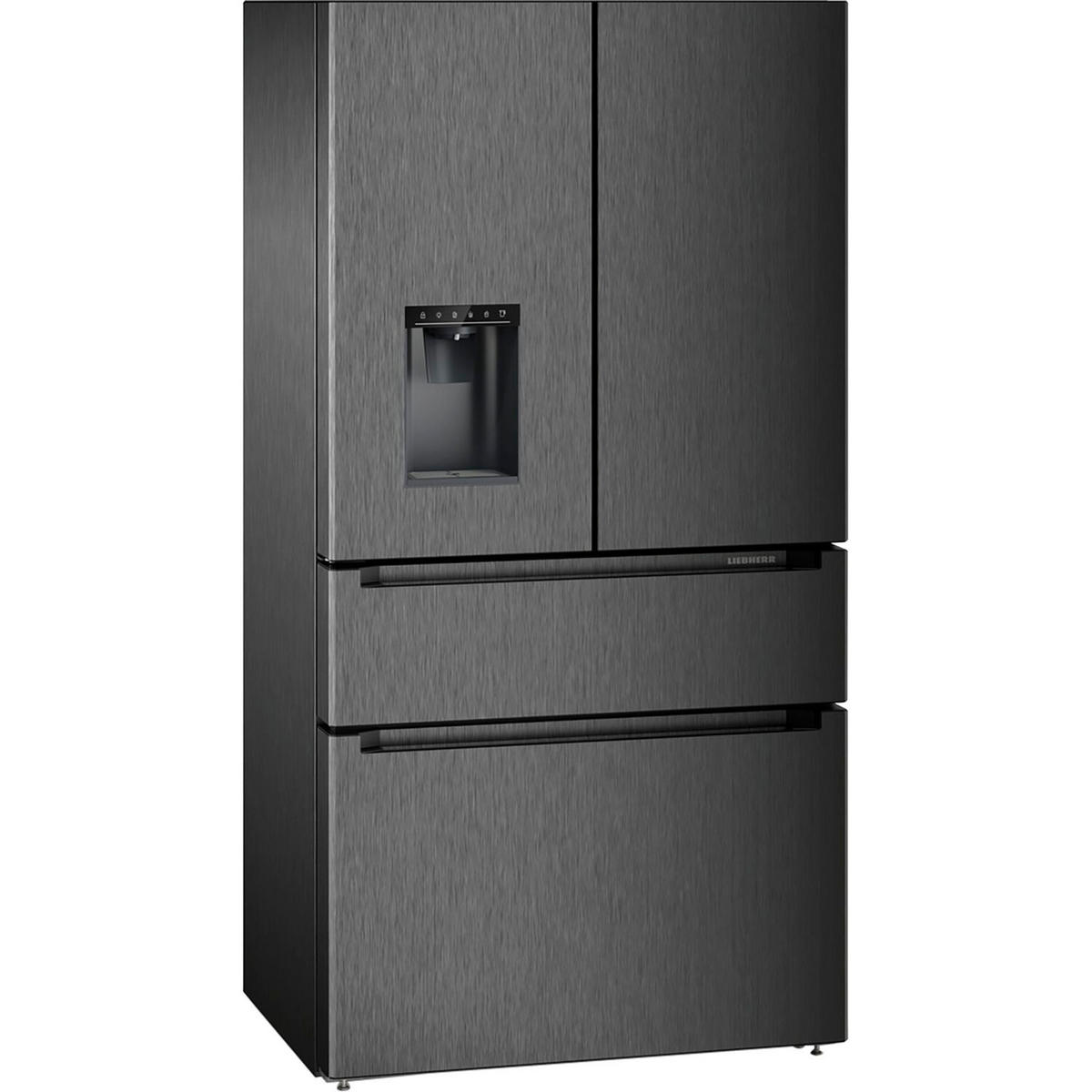 FRENCH-DOOR MBBSDI9528  - Schwarz, Basics, Glas/Metall (90,6/180,5/74,5cm) - Liebherr