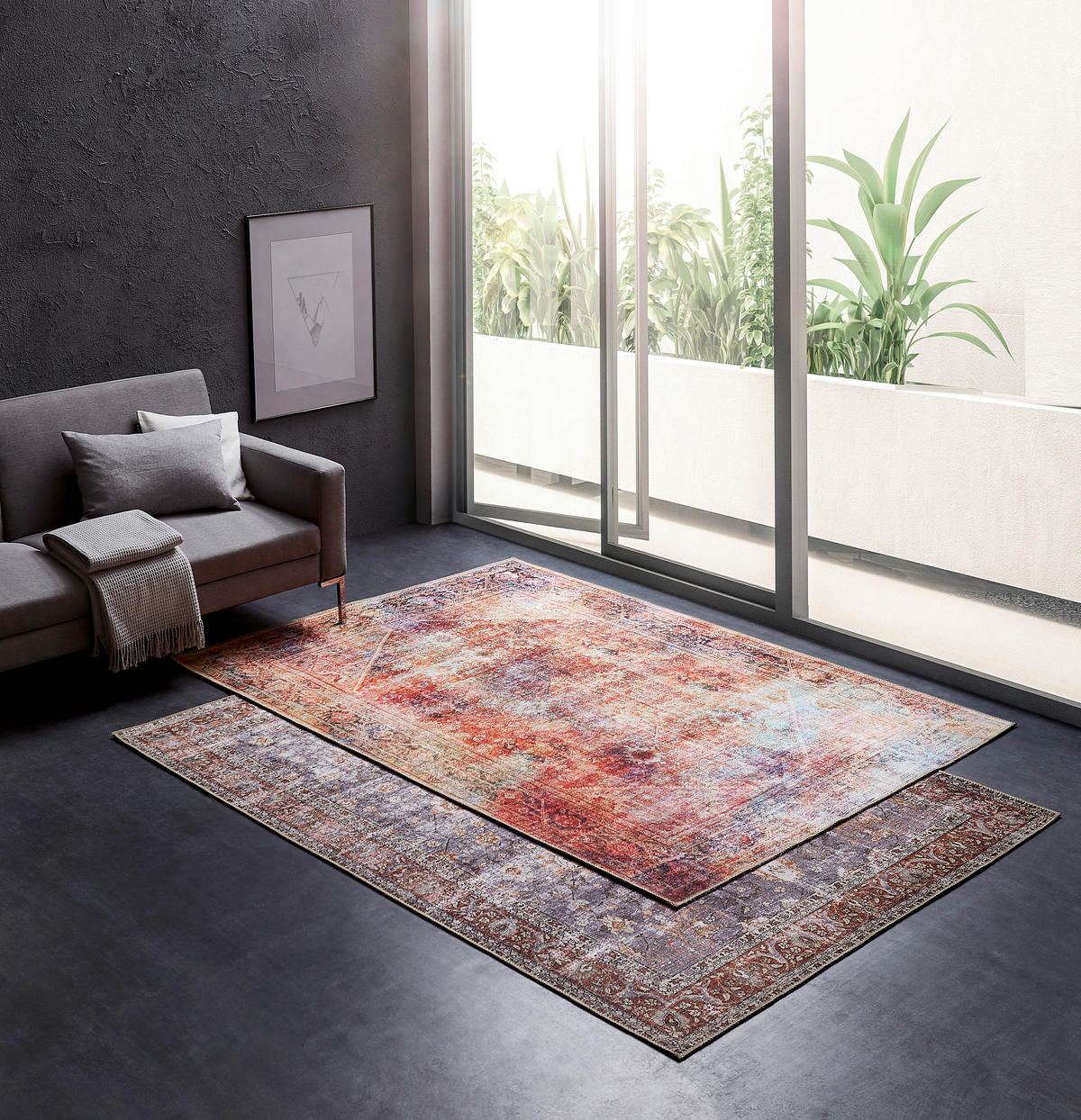 VINTAGEMATTA 190/290 cm Heriz Antique  - multicolor, Trend, textil (190/290cm) - Novel