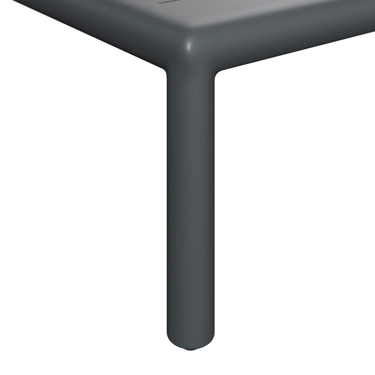 LOUNGEGARNITUR 169/289 cm Aluminium  - Dunkelgrau/Anthrazit, Design, Textil/Metall (169/289cm) - Amatio