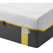 Polyurethanschaumkern Matratze 90/200 cm - Weiß/Grau, Basics, Textil (90/200cm) - Tempur