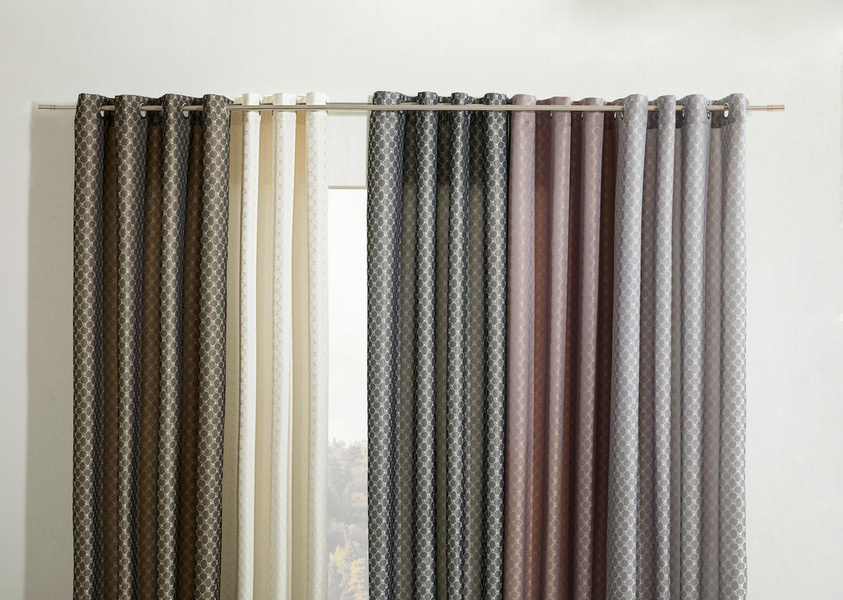 ÖSENSCHAL J-Allovers blickdicht 140/250 cm   - Naturfarben, Design, Textil (140/250cm) - Joop!