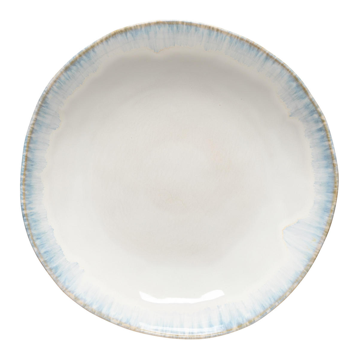 SCHÜSSEL BRISA   - Weiß/Hellblau, Basics, Keramik (37/7cm) - Costa Nova