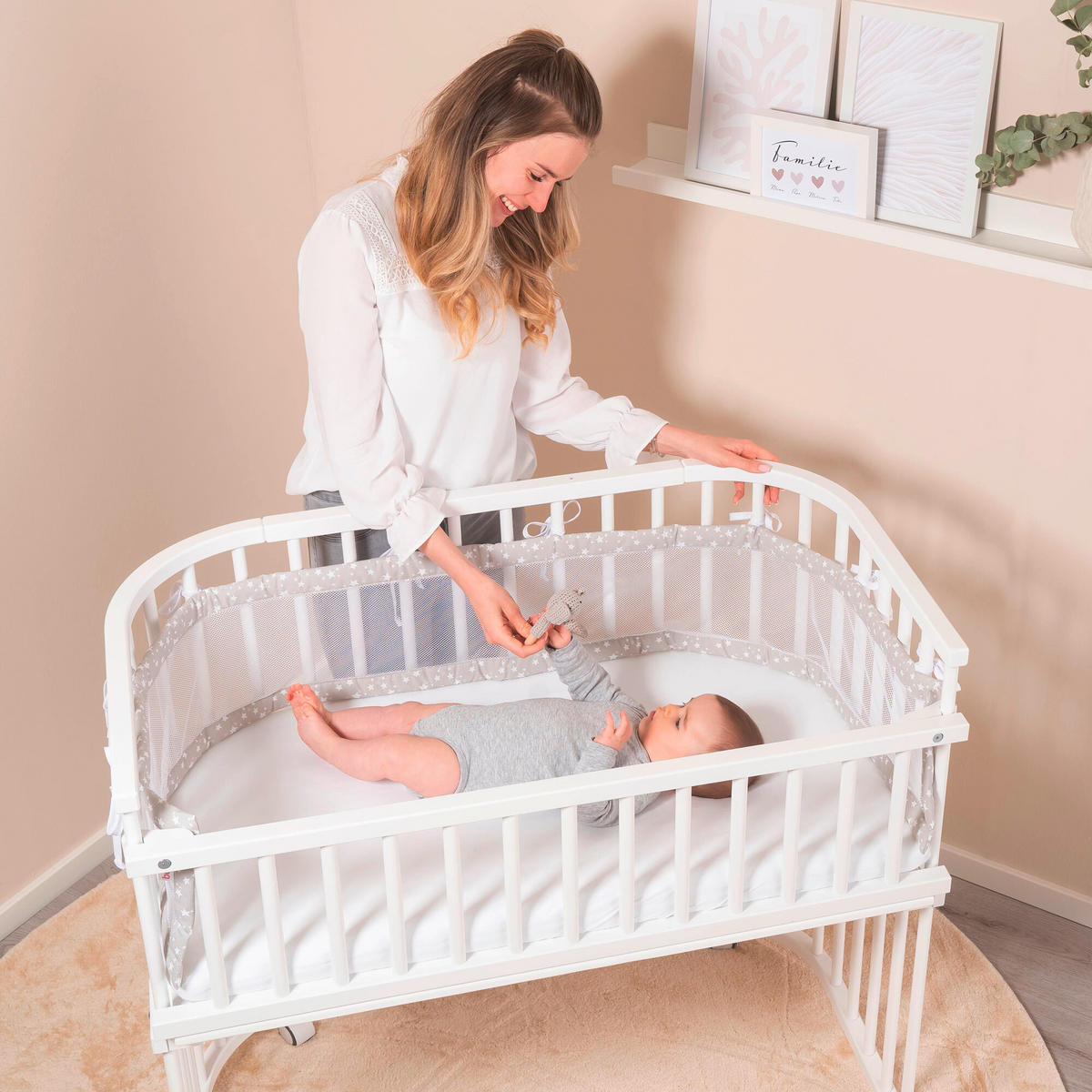 VERSCHLUSSGITTER  86/27,5/6 cm  - Beige, Basics, Holz (86/27,5/6cm) - Babybay