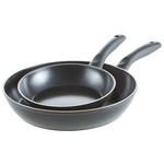 PFANNENSET TOPAS Aluminium 2-teilig  - Schwarz, Basics, Kunststoff/Metall - Homeware Profession.