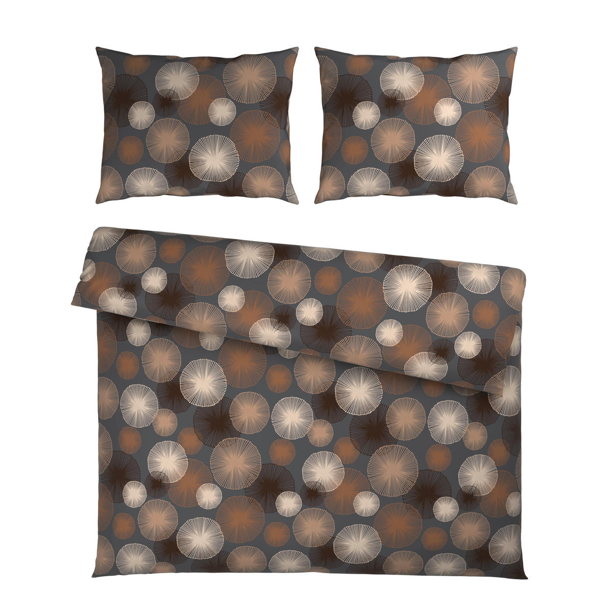 POSTELJINA CARPIO 200/200 cm saten siva  - siva, tekstil (200/200cm) - Esposa