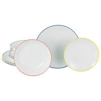 TAFELSERVICE Multicolor Luna Color Line 12-teilig  - Multicolor, Basics, Keramik - Creatable