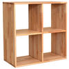 REGAL Kernbuche massiv Buchefarben  - Buchefarben, Natur, Holz (75,4/75,4/35cm) - Livetastic