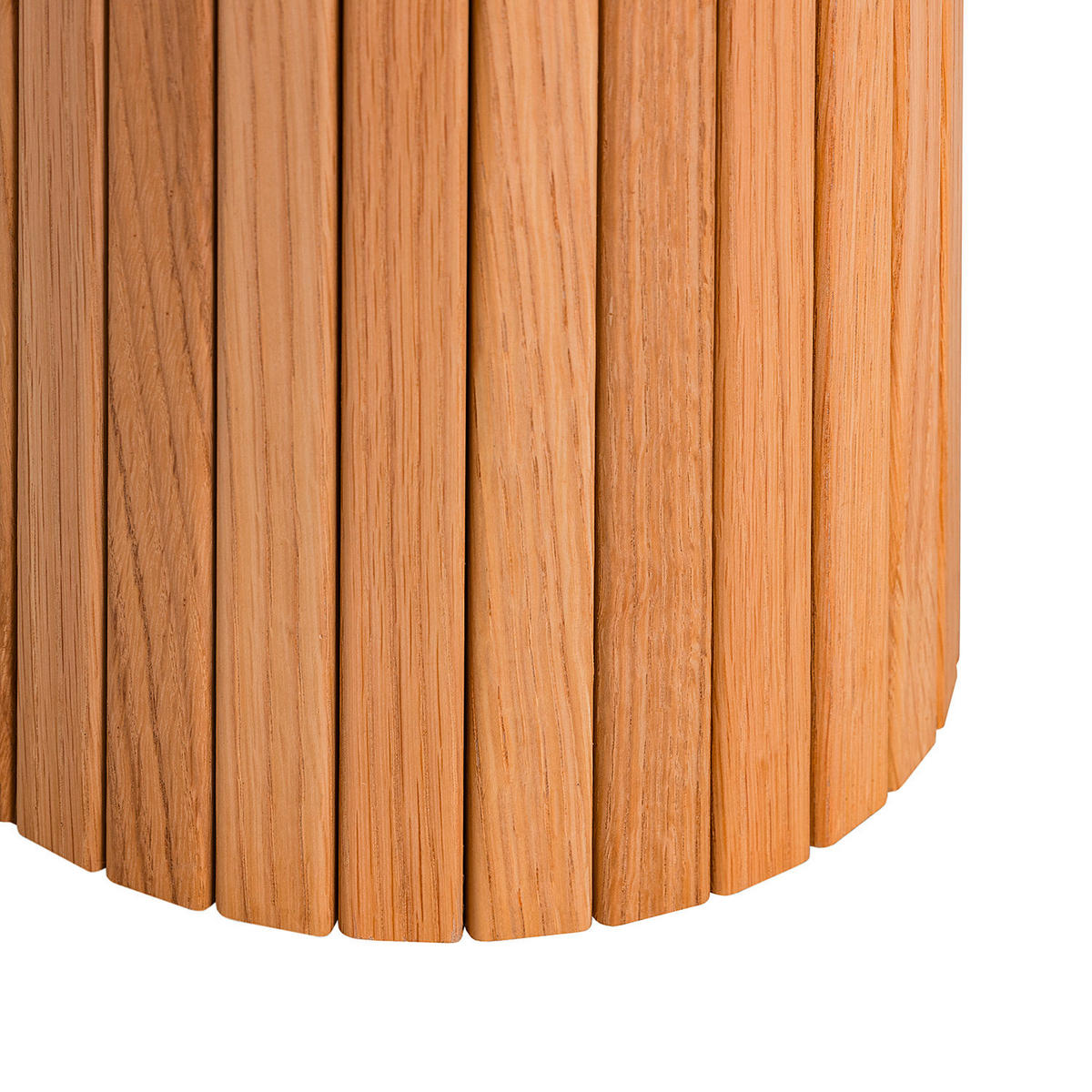 BEISTELLTISCH 50/50/40 cm Eiche furniert Eichefarben rund  - Eichefarben, Natur, Holz/Holzwerkstoff (50/50/40cm) - home24