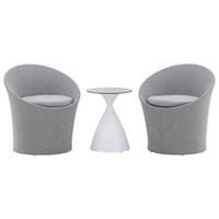 UTESET  - vit/grå, Klassisk, metall/textil - Gardenson