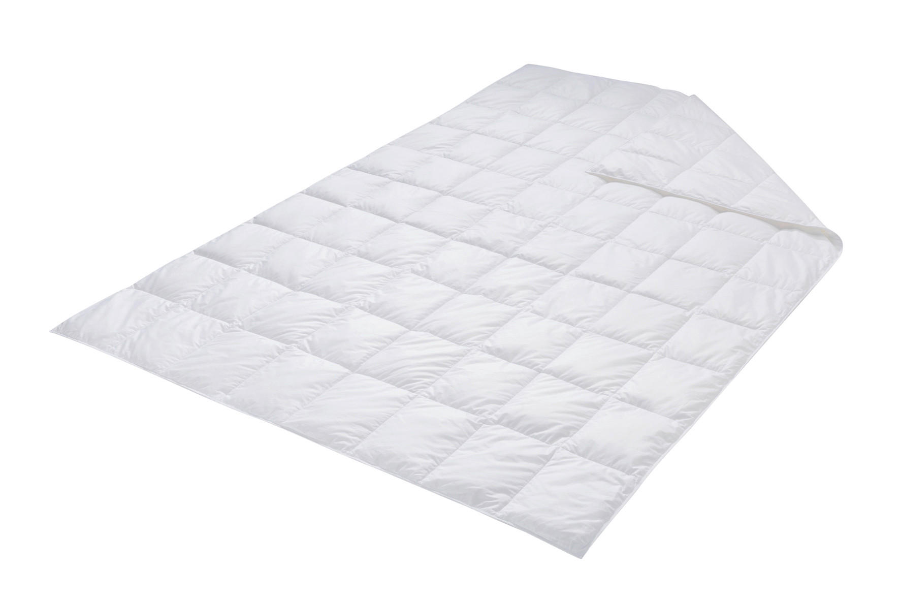 DAUNENDECKE  135/200 cm 10 % Federn 90 % Daunen  - Weiß, Basics, Textil (135/200cm)