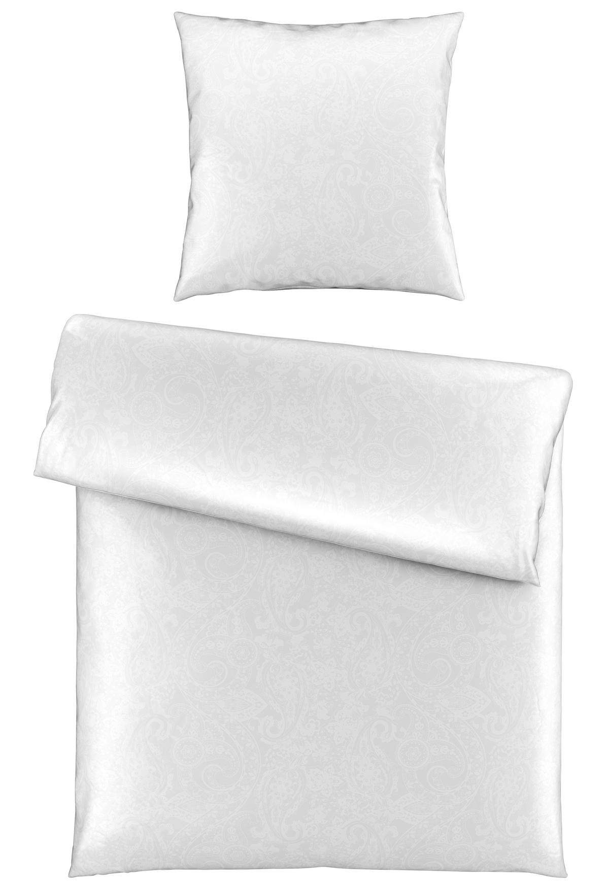 BETTWÄSCHE Satin 135/200 cm  - Weiß, Textil (135/200cm) - Dieter Knoll