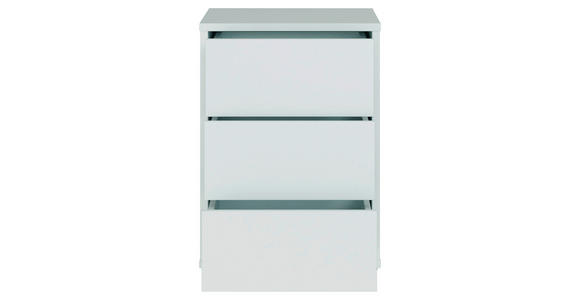 NACHTSCHRANK 50/69/42 cm  - Silberfarben/Hellgrau, Trend, Holzwerkstoff/Kunststoff (50/69/42cm) - Carryhome