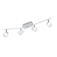 LED-STRAHLER 81,5/20/8 cm   - Chromfarben/Weiß, Design, Metall (81,5/20/8cm) - Trio Leuchten