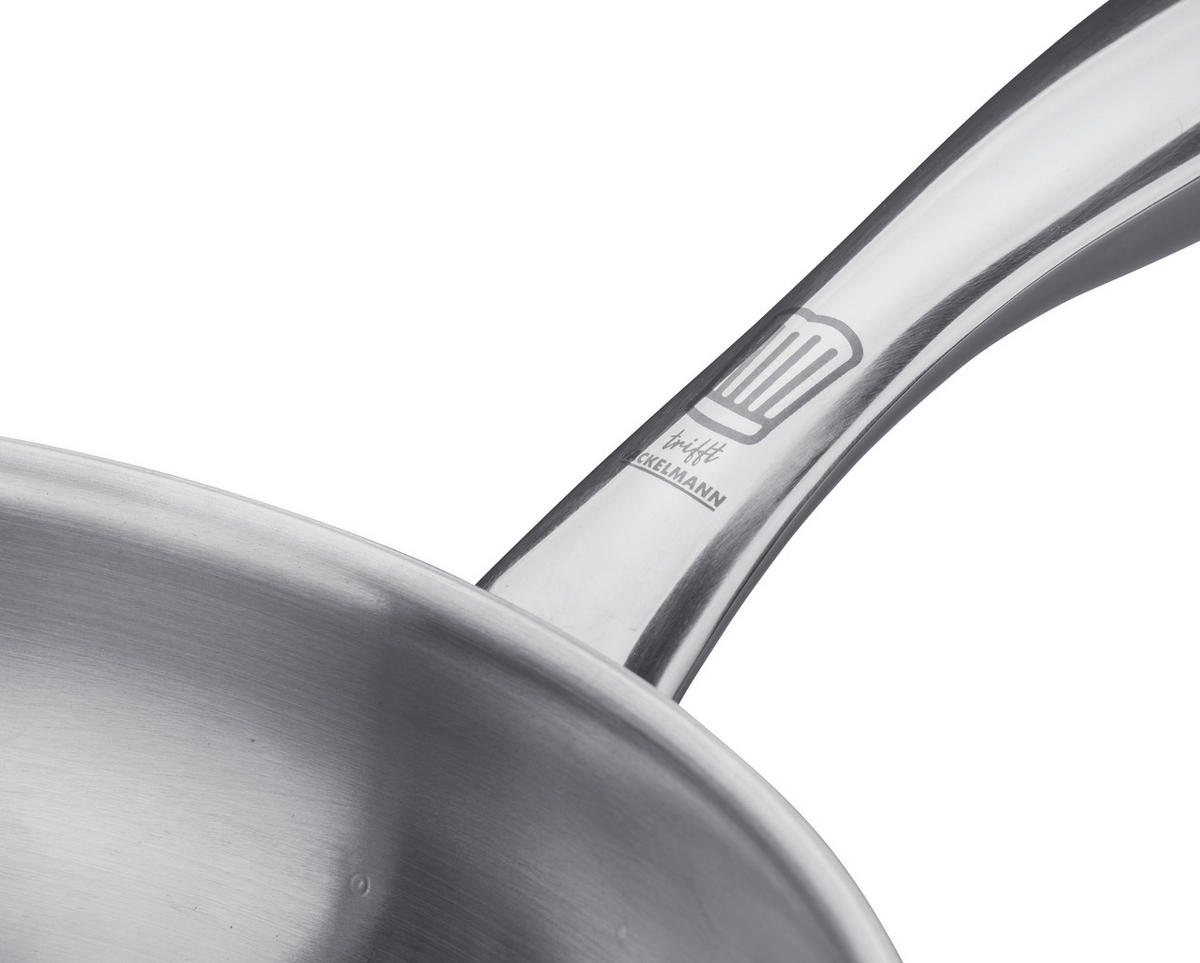 BRATPFANNE MÜNCHEN 24 cm  - Silberfarben, Basics, Metall (24cm) - Chefkoch+Fackelmann