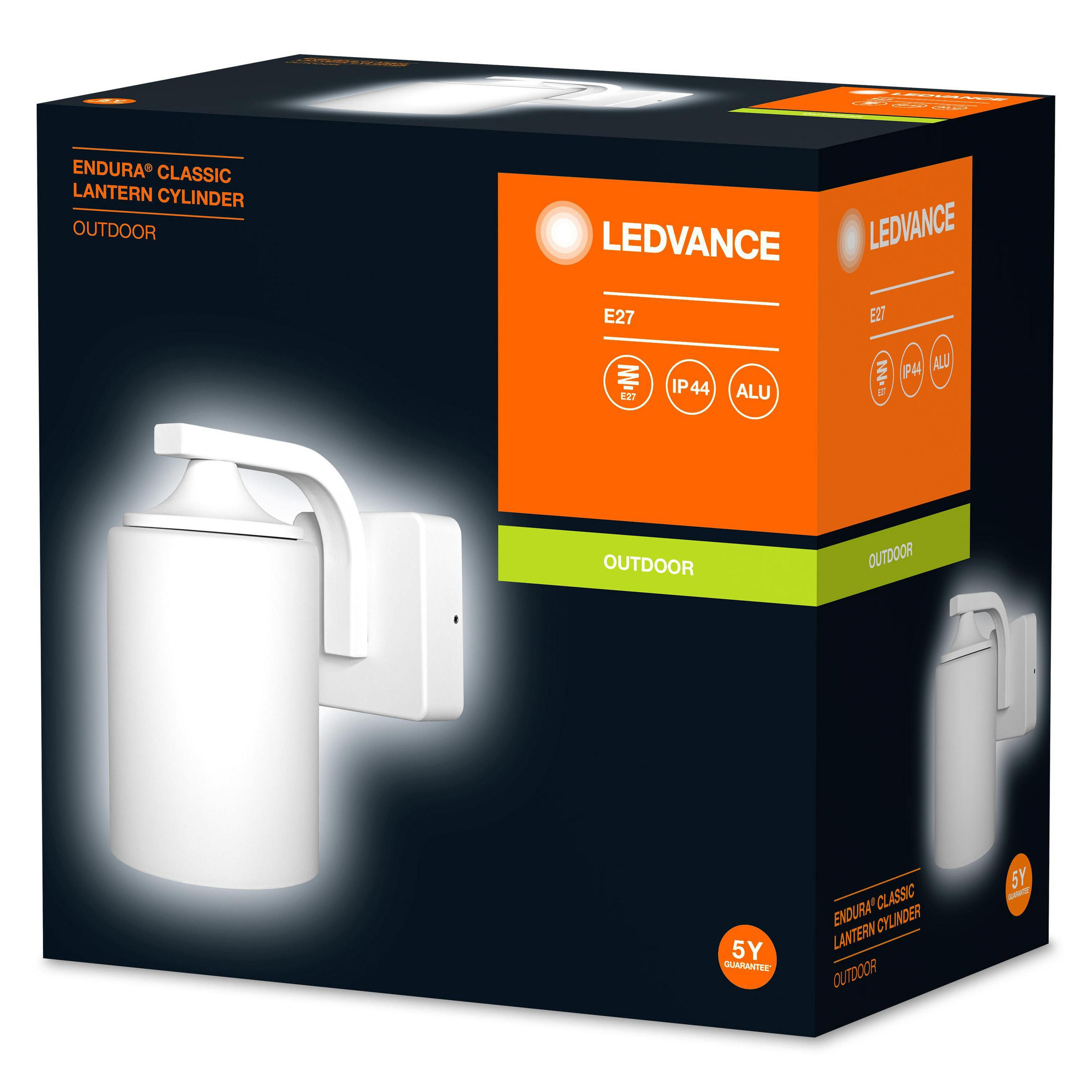 AUßENWANDLEUCHTE Endura Classic Lantern 11,8/21,2 cm   - Weiß, Basics, Metall (11,8/21,2cm) - Ledvance