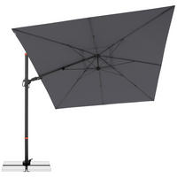 BOČNÍ SLUNEČNÍK 280/280 cm - antracitová, Basics, kov/textil (280/280cm) - Doppler