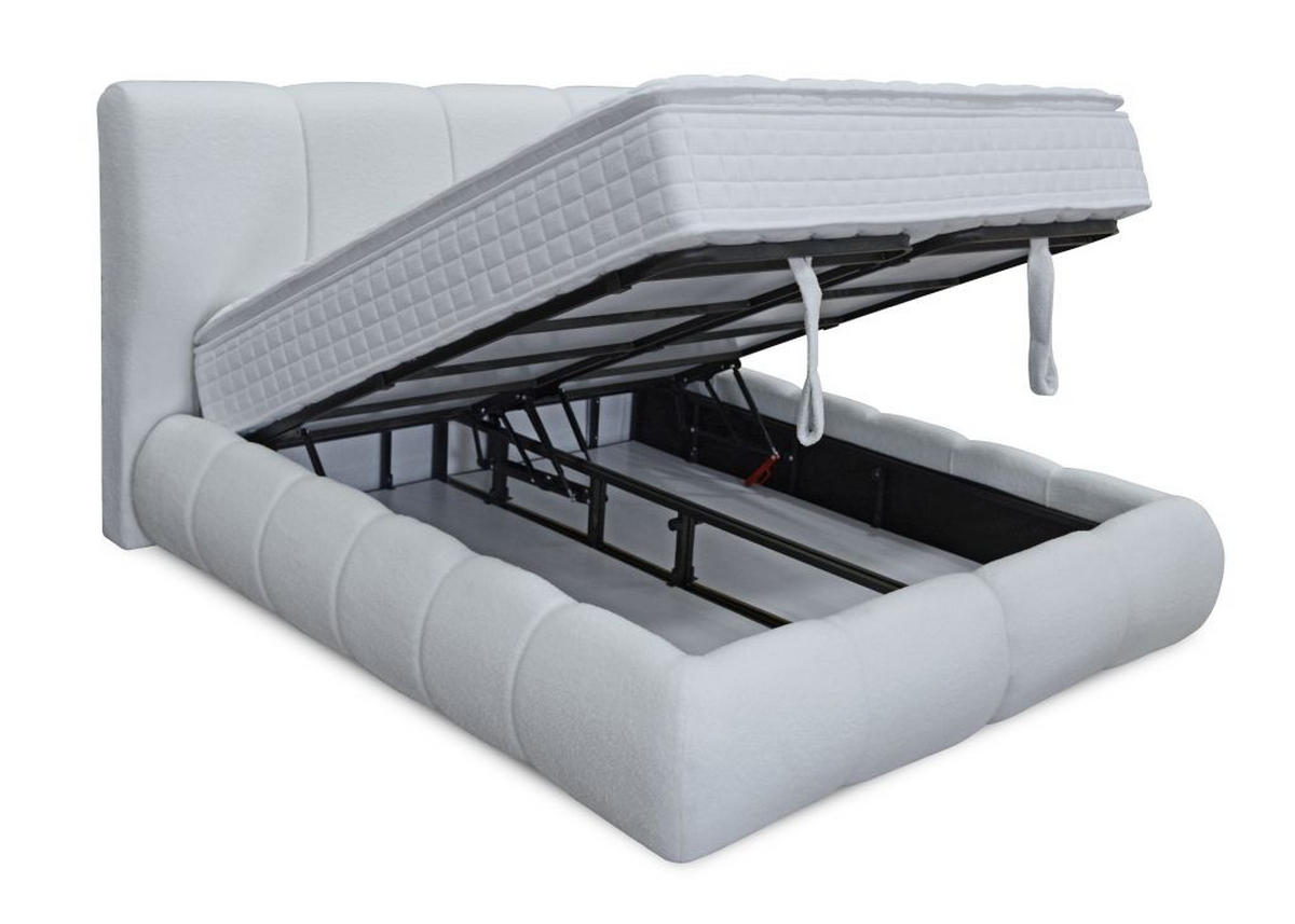 BOX KREVET     boje šampanjca  - crna/boje šampanjca, Moderno, drvni materijal/metal (180/200cm) - Carryhome