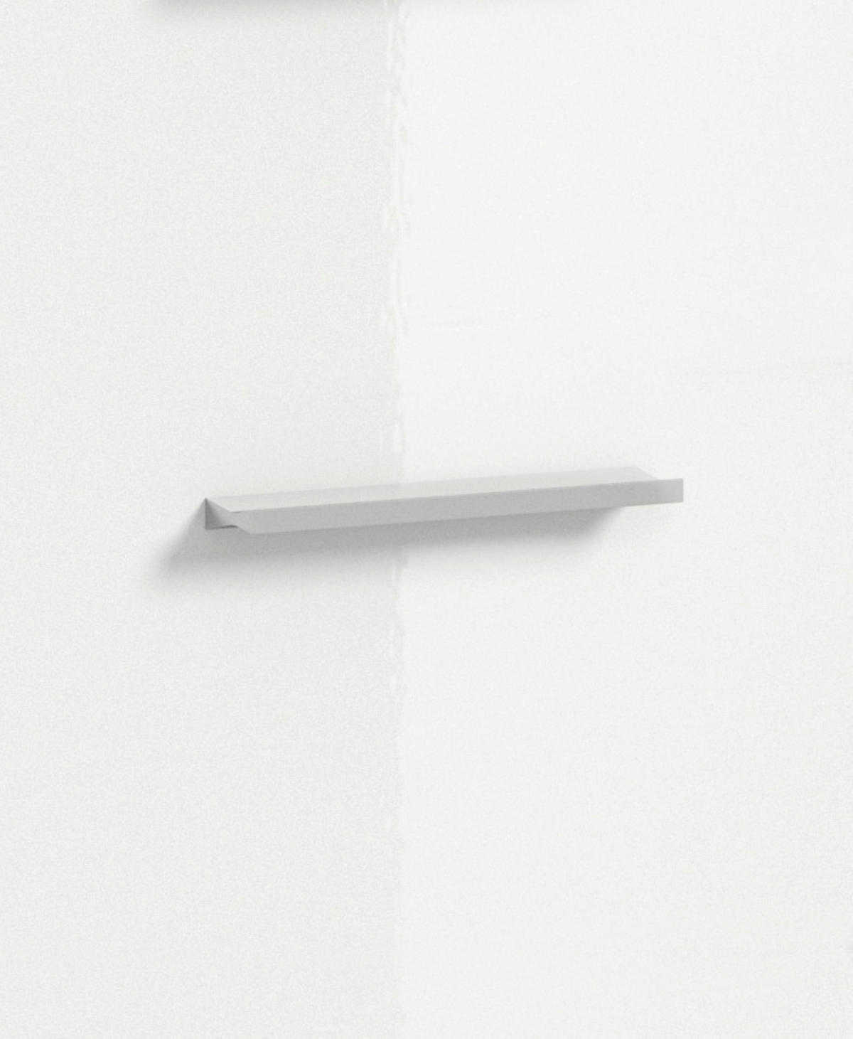 SPODNJA OMARICA 37/88/31 cm  - srebrne barve/bela, Moderno, umetna masa/leseni material (37/88/31cm) - MID.YOU