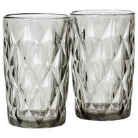 DRICKSGLAS 360 ml  - grå, Basics, glas (8/12,7cm) - Novel