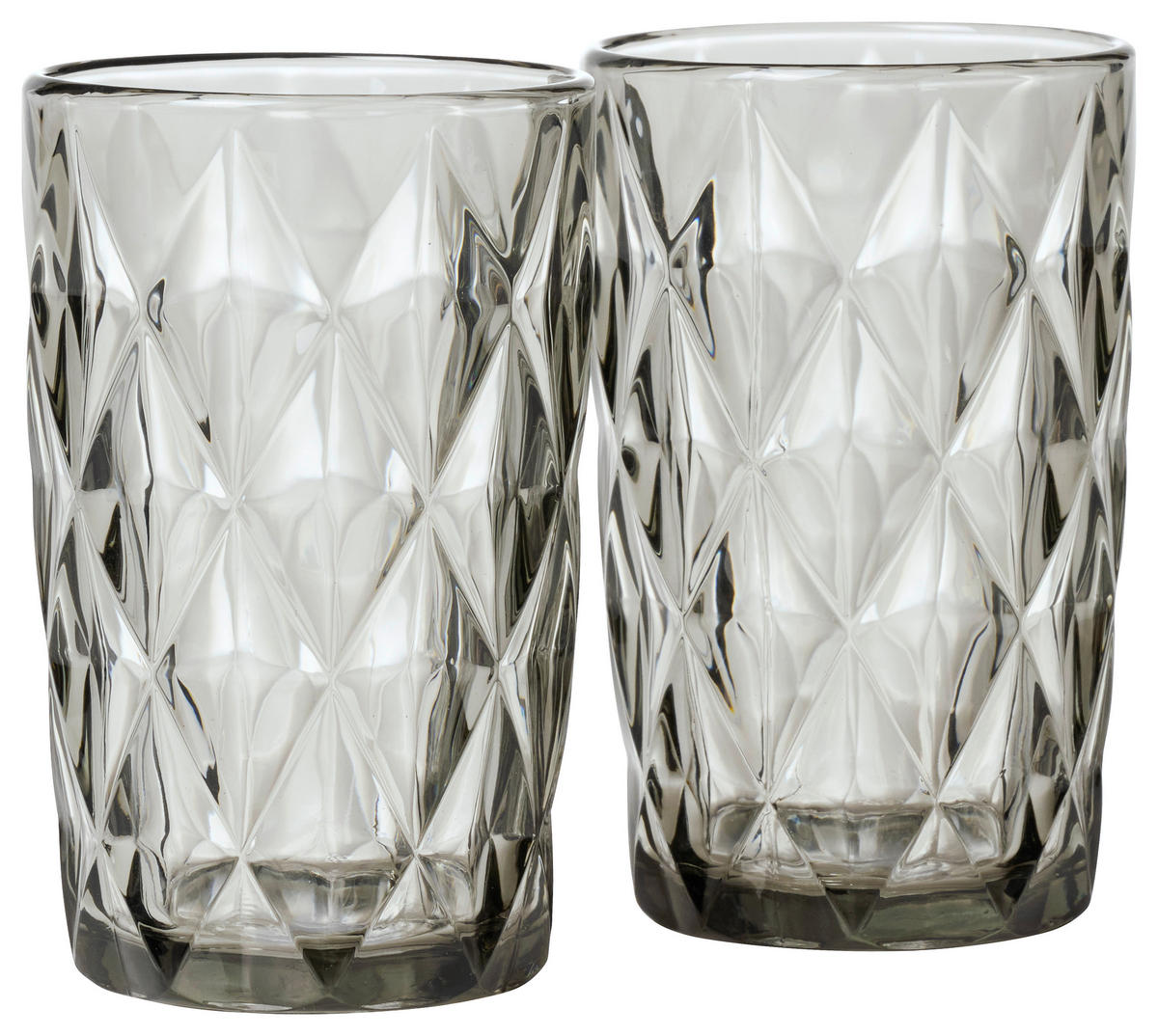 DRICKSGLAS 360 ml  - grå, Basics, glas (8/12,7cm) - Novel